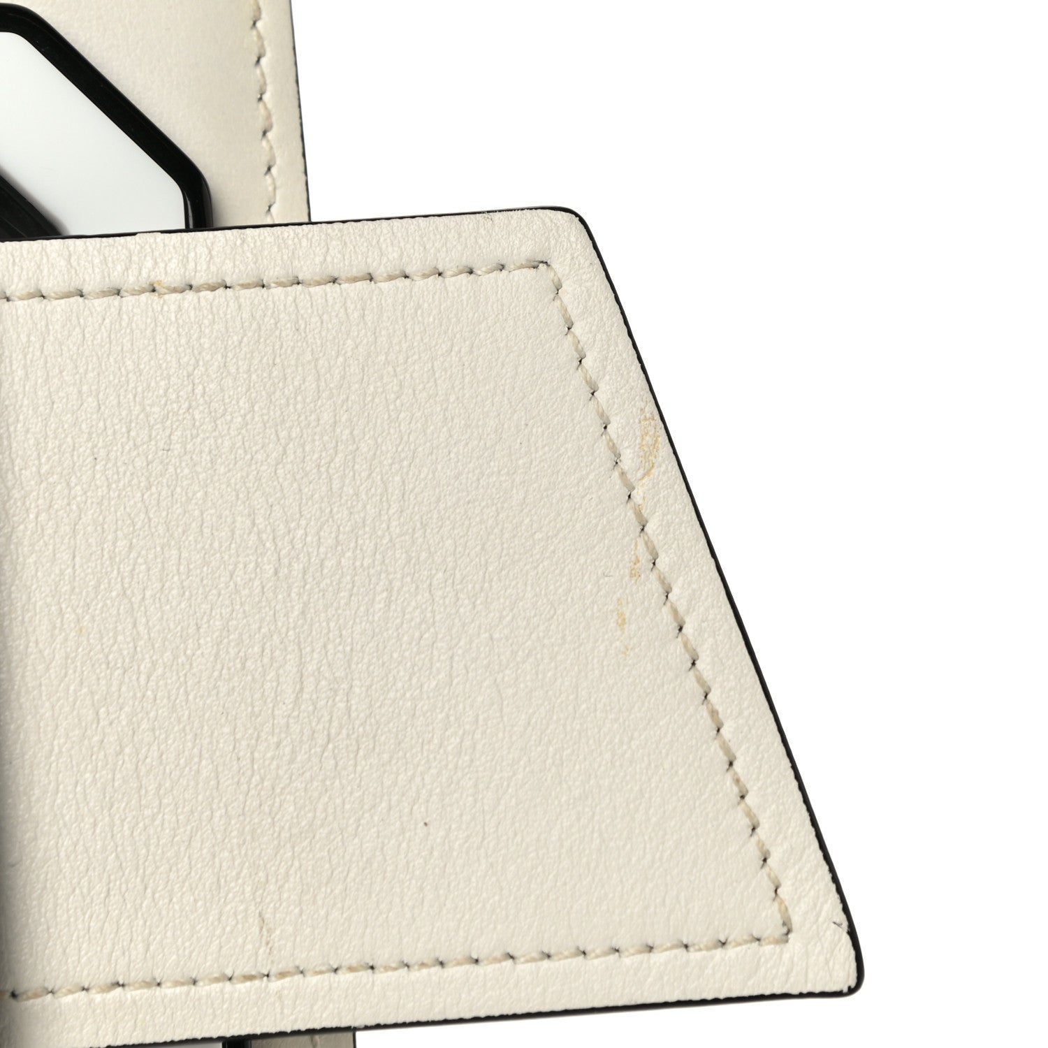 Prada City Calf Plex Ribbon Bag White Black 15 of 20