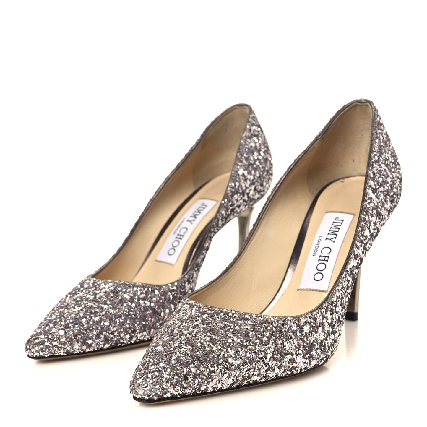 Glitter Pointy Toe Romy 85 Pumps 35 Viola