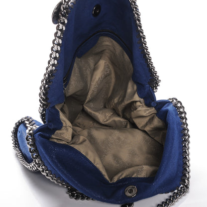 Stella McCartney Shaggy Deer Small Falabella Fold Over Tote Blue 6 of 6