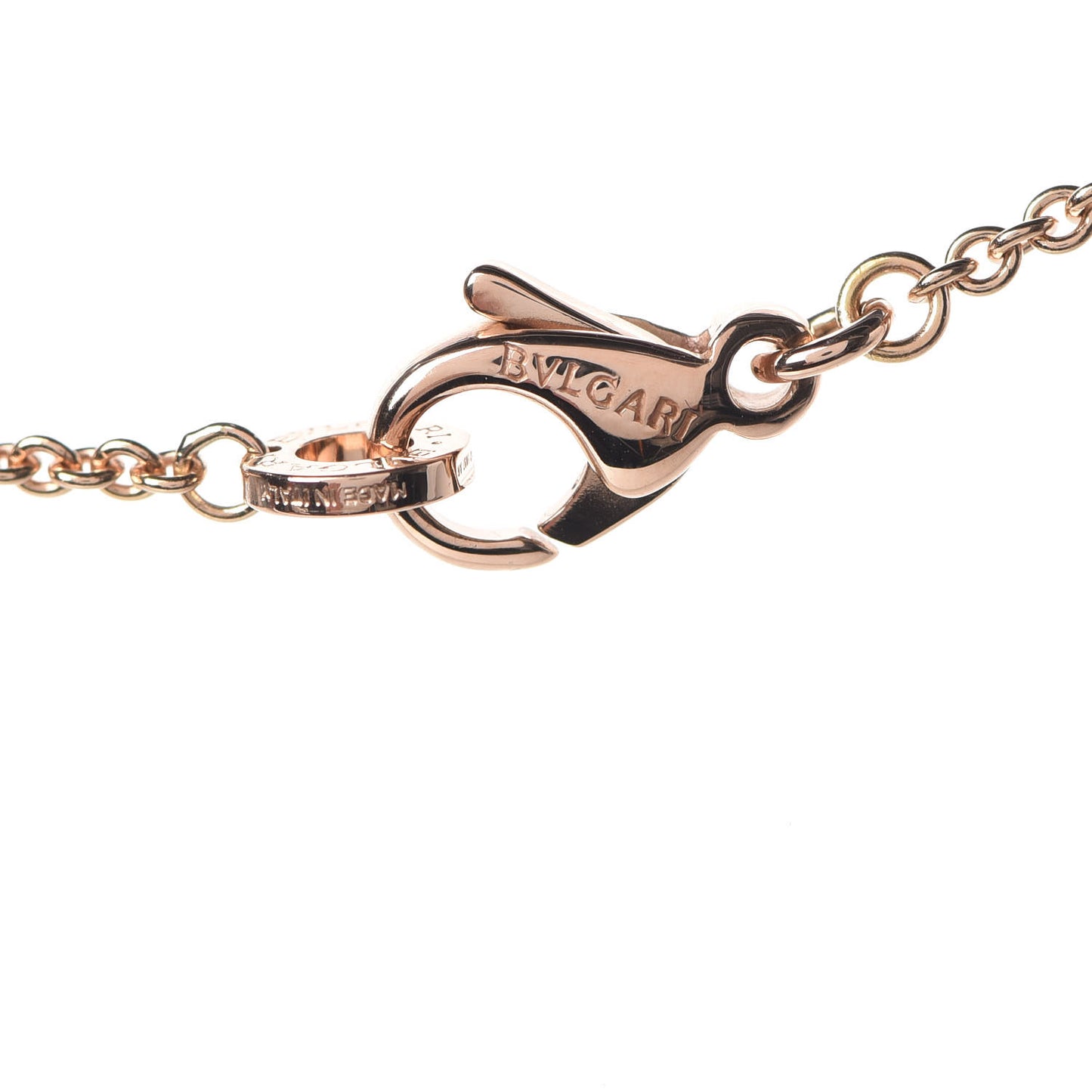 18K Yellow Rose White Gold B.Zero1 Necklace