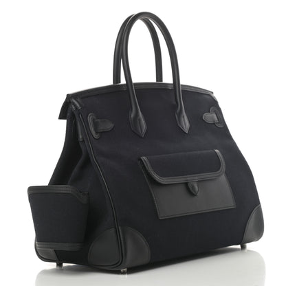 Hermes Goeland Toile Swift Cargo Birkin 35 Black 3 of 10