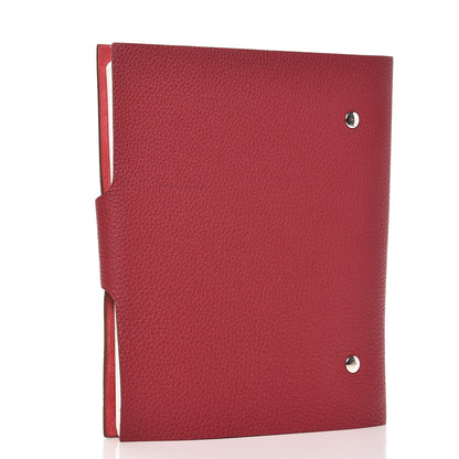 Hermes Togo Ulysse MM Agenda Cover Rubis 3 of 12