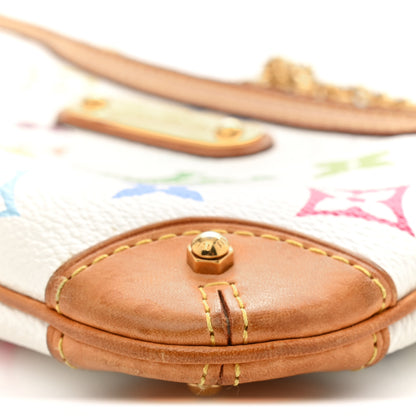 Louis Vuitton Monogram Multicolor Pochette Milla MM White 10 of 11