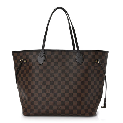 Louis Vuitton Damier Ebene Neo Neverfull MM Rose Ballerine 2 of 9