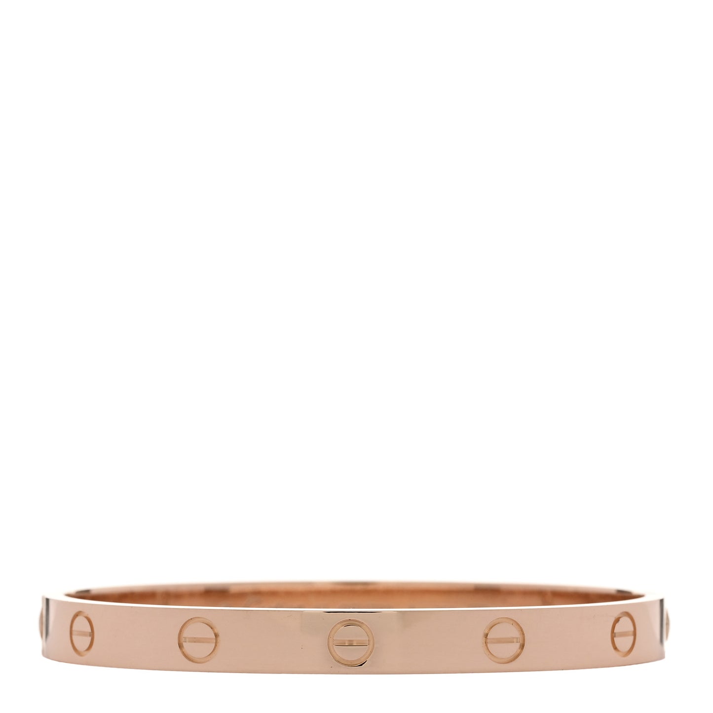 18K Pink Gold LOVE Bracelet 17