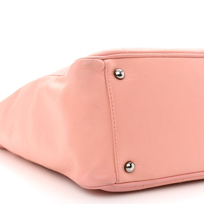 Chanel Caviar Square Stitched Tote Pink 9 of 15