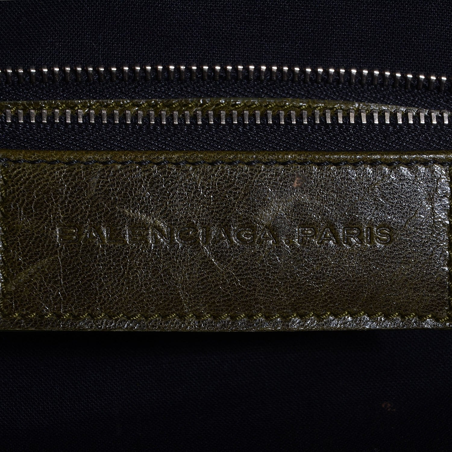 Balenciaga Chevre Pony Hair Work Olive 8 of 11