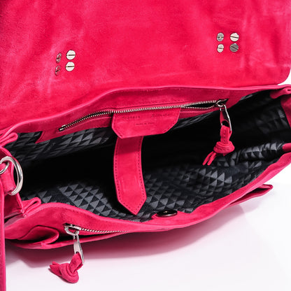 Proenza Schouler Suede Medium PS1 Satchel Raspberry 10 of 14