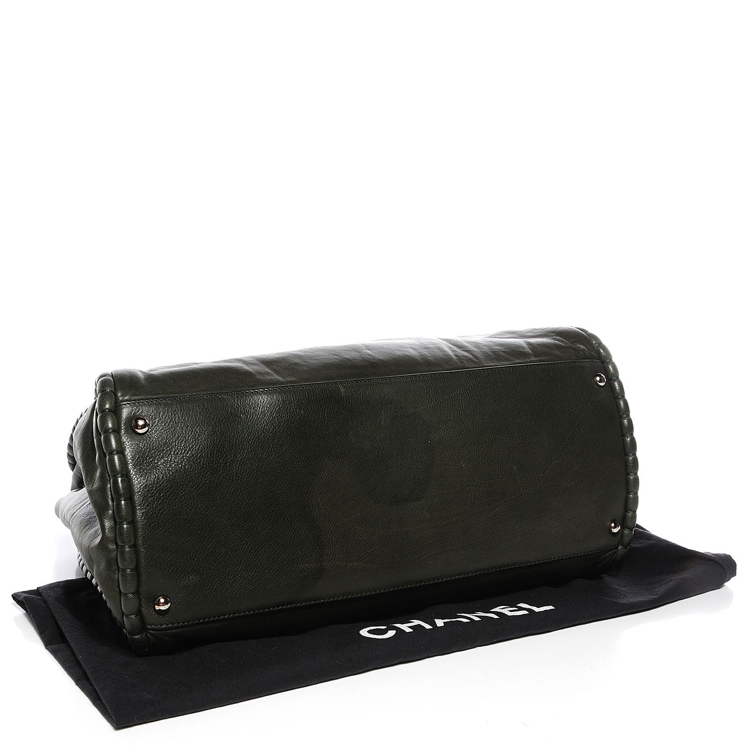 Chanel Calfskin On The Bund Tote Green 4 of 7