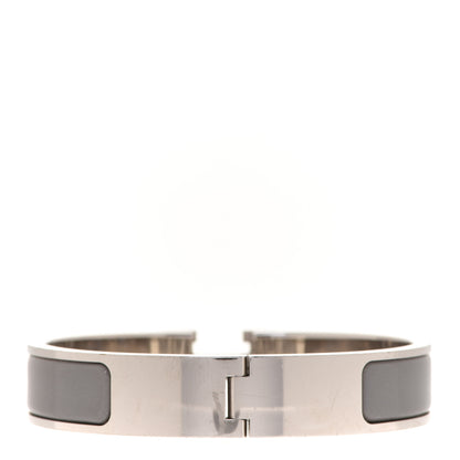 Hermes Enamel Narrow Clic Clac H Bracelet PM Macadam 3 of 6
