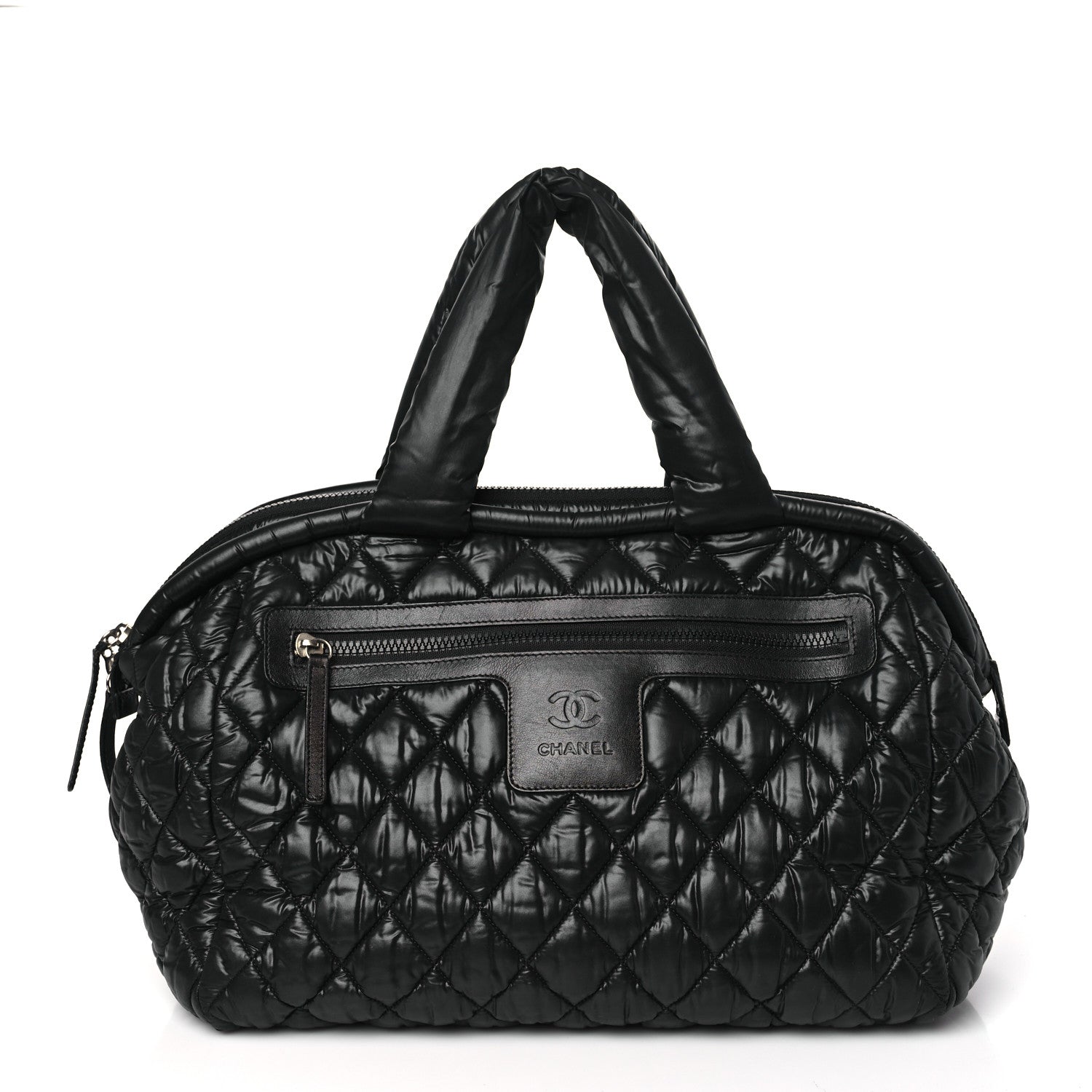 Chanel Nylon Coco Cocoon Bowler Black 1 of 11