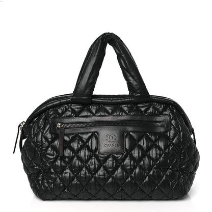 Chanel Nylon Coco Cocoon Bowler Black 1 of 11