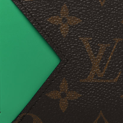 Louis Vuitton Monogram Calfskin Coin Card Holder Green 7 of 7