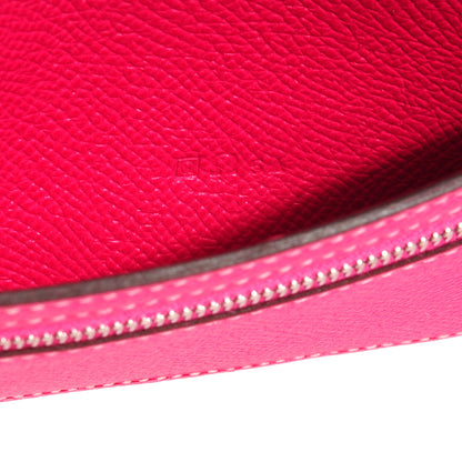Hermes Epsom Bearn Wallet Rose Tyrien 9 of 10