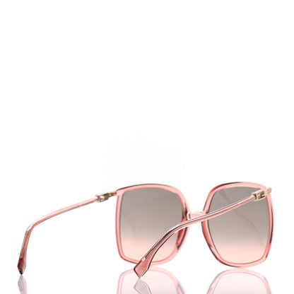 Fendi Acetate Square Oversized Sunglasses FF 0431/G/S Pink 4 of 8