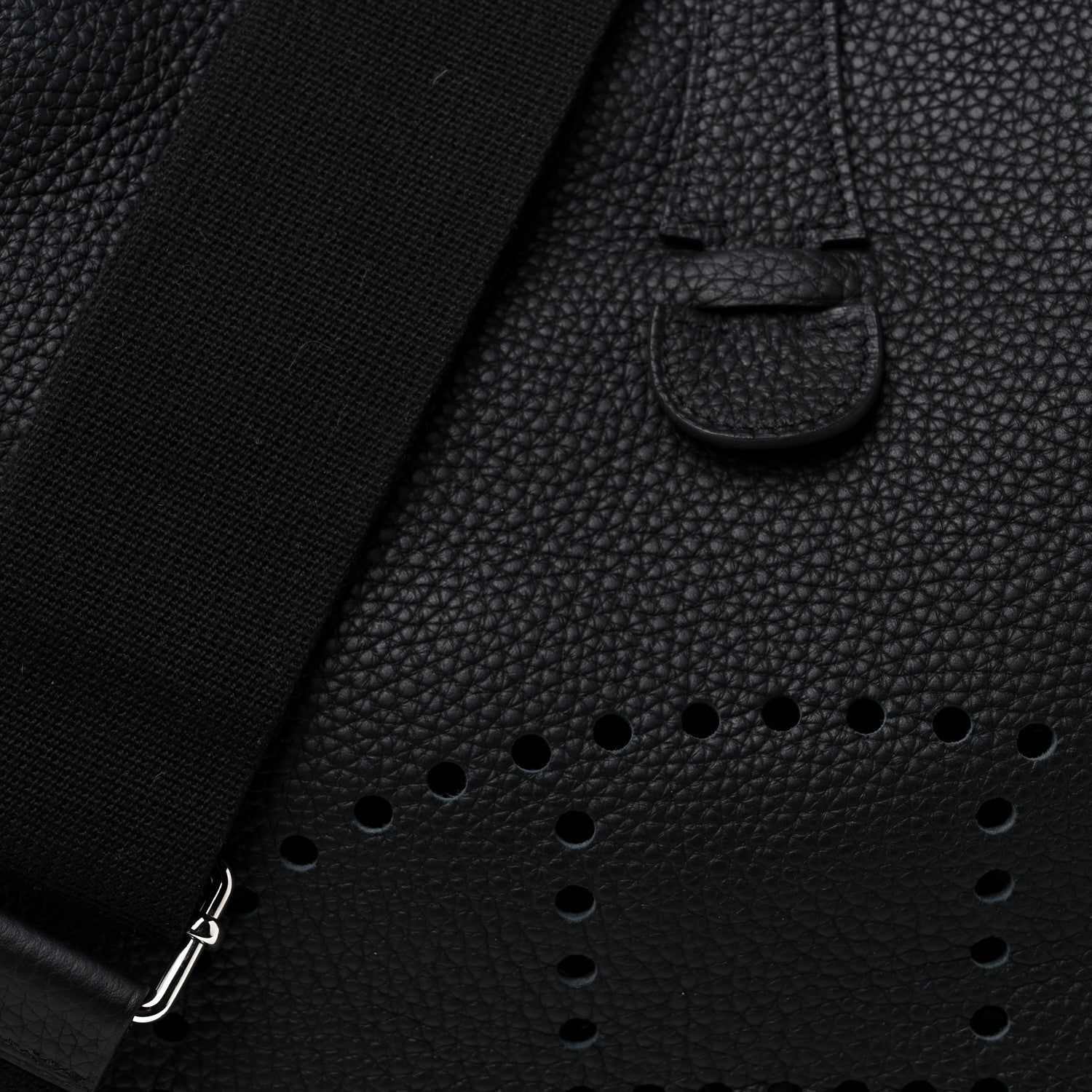 Hermes Taurillon Clemence Evelyne III GM Black 7 of 10