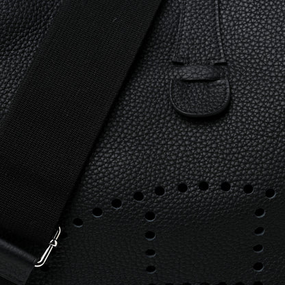 Hermes Taurillon Clemence Evelyne III GM Black 7 of 10