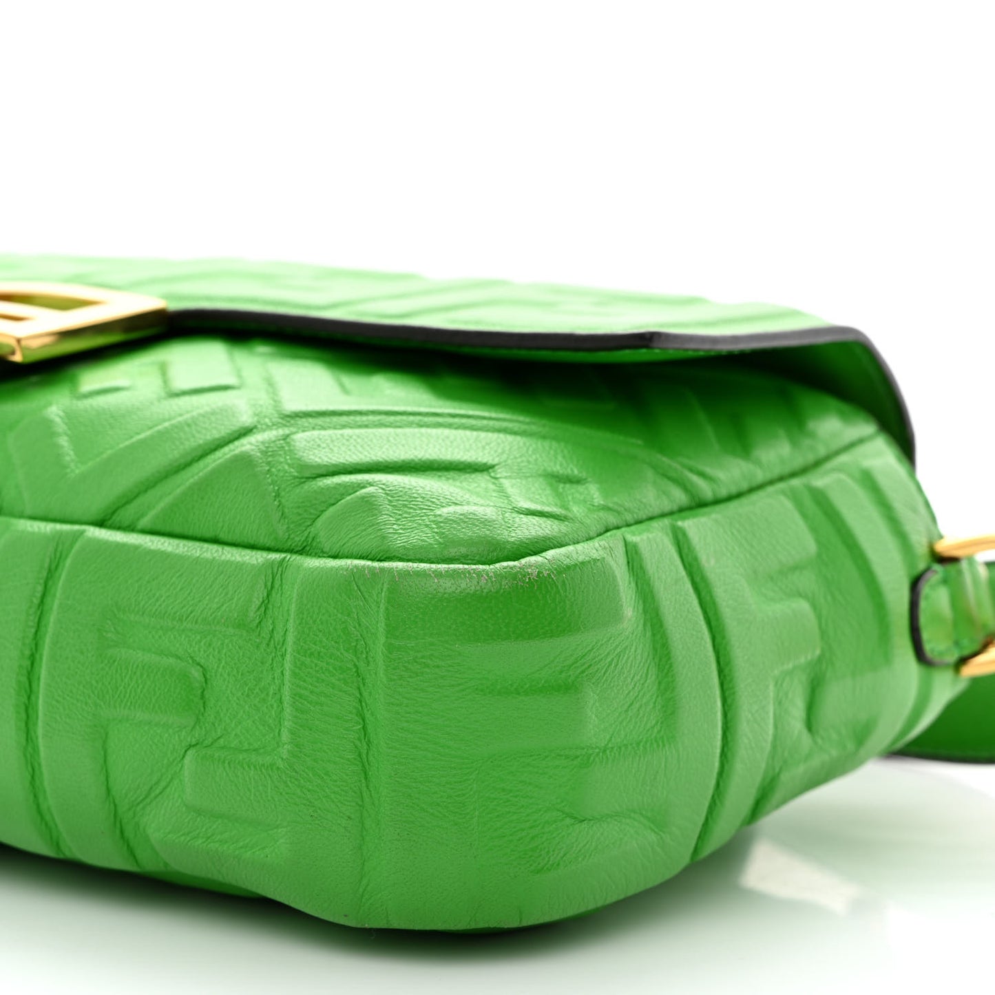 Nappa FF 1974 Embossed Baguette Tomatillo