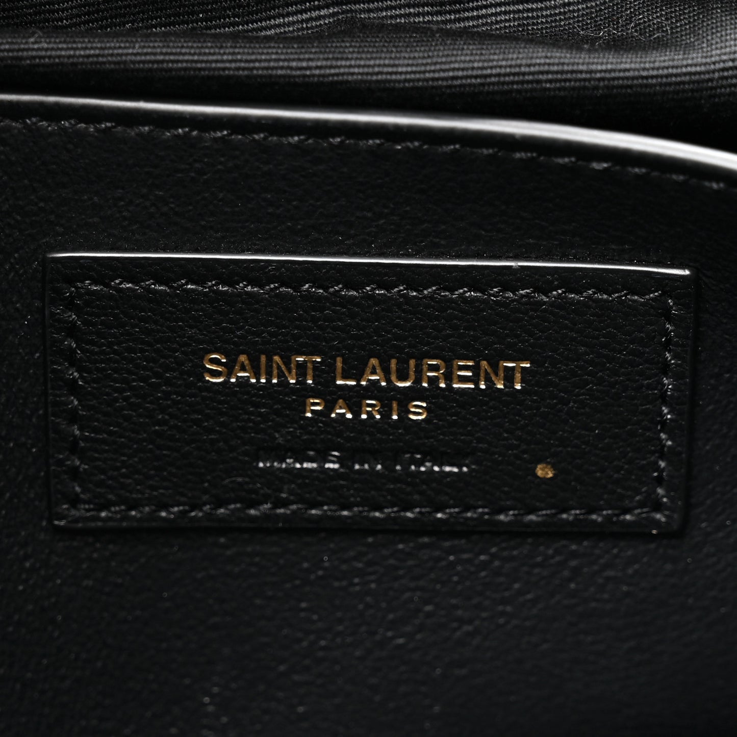 Lambskin Matelasse Monogram Medium Jamie 4.3 Black