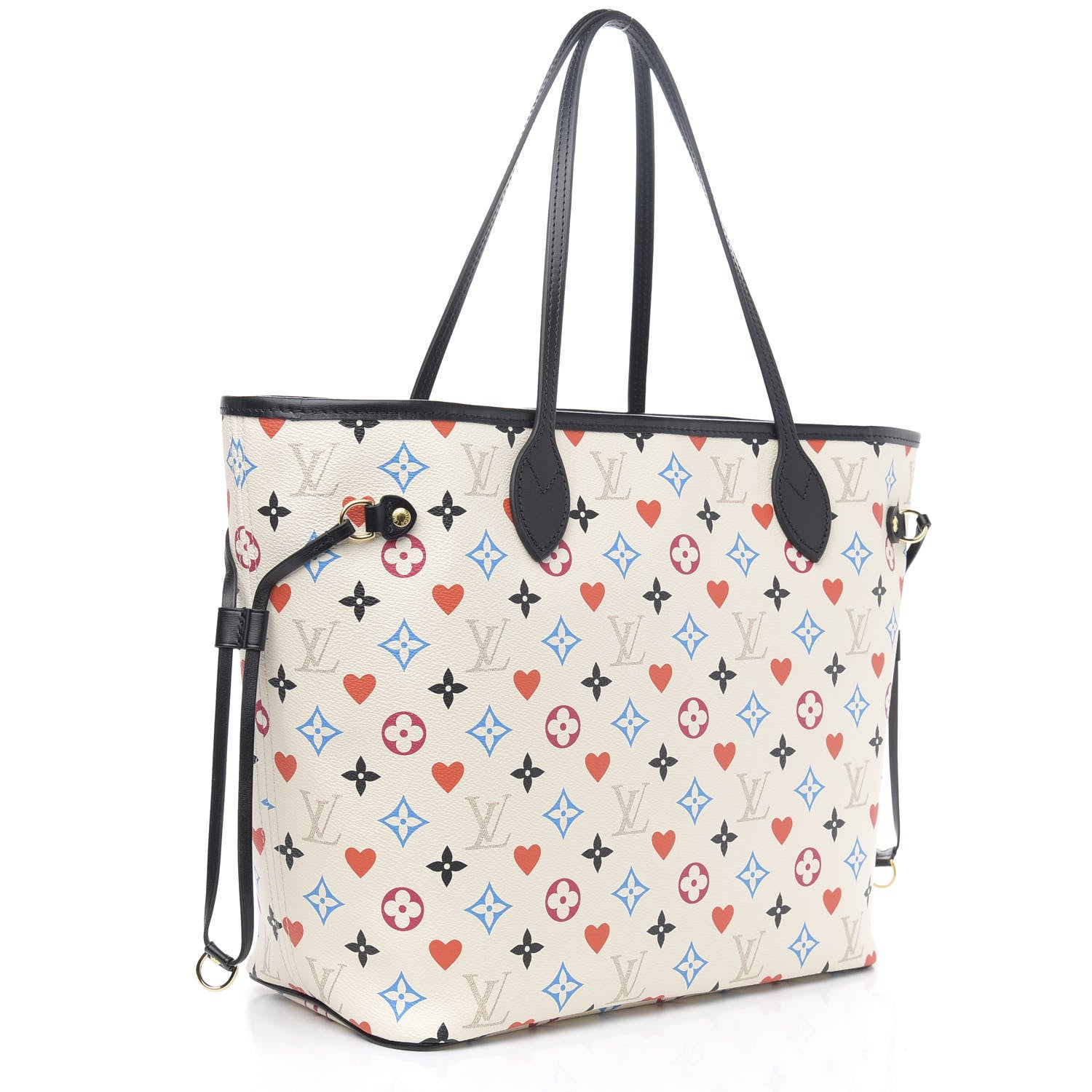Louis Vuitton Game On Neverfull MM White 3 of 10