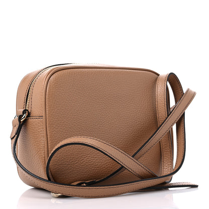 Gucci Pebbled Calfskin Small Soho Disco Bag Camelia 3 of 9