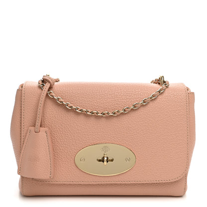 Mulberry Small Classic Grain Calfskin Small Lily Flap Light Salmon 1 of 9