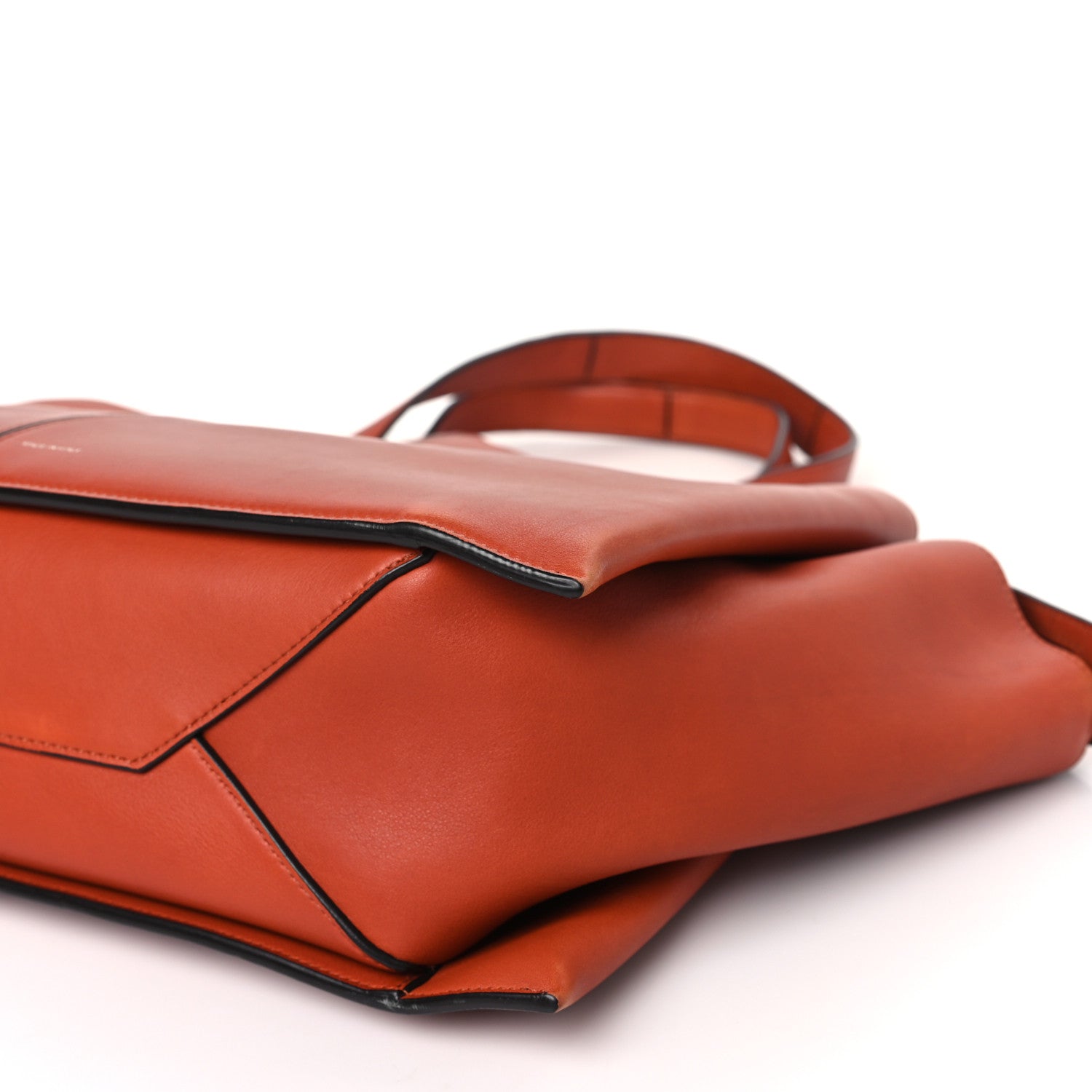 Celine Calfskin Medium Tri-Fold Bag Brick 9 of 9