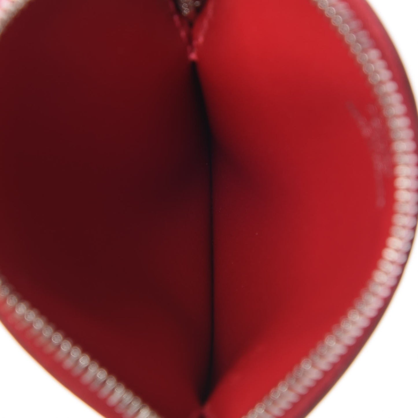 Tadelakt Tutti Frutti Pomme Coin Purse Wristlet Rouge Vif