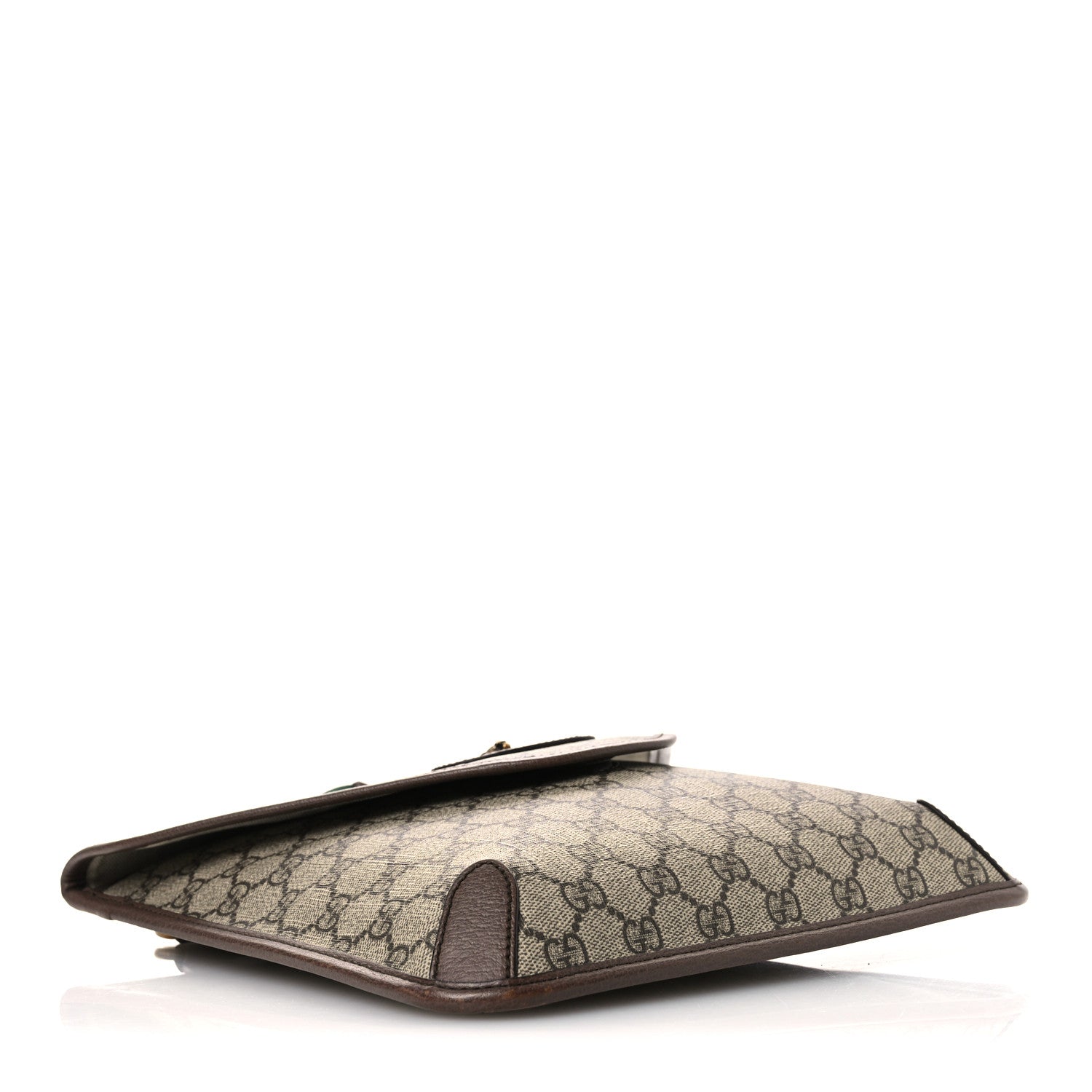 Gucci GG Supreme Monogram Web Medium Neo Vintage Flap Messenger Bag Beige New Acero 4 of 17