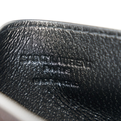 Saint Laurent Lambskin Monogram Loulou Puffer Pouch Clutch Black 11 of 15