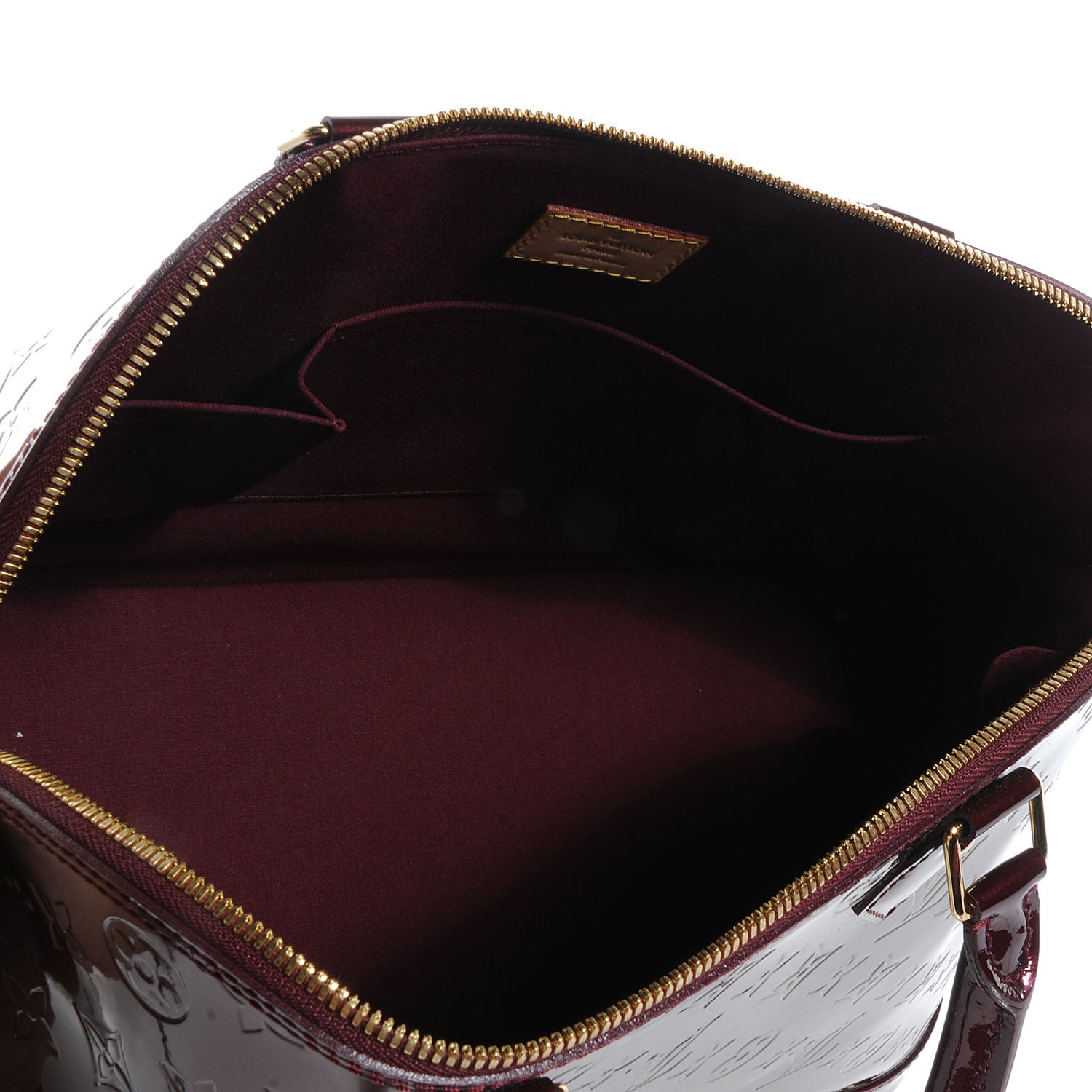 Louis Vuitton Vernis Alma GM Rouge Fauviste 5 of 7