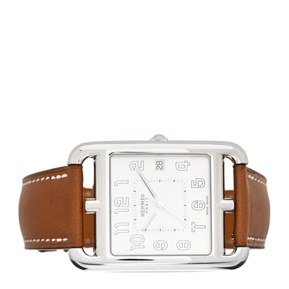 Hermes Stainless Steel Barenia 29mm Cape Cod Quartz Watch Fauve 2 of 5