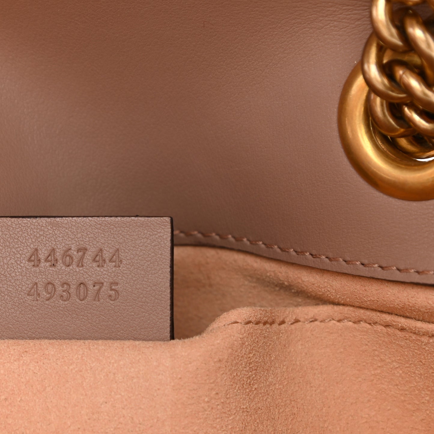 Calfskin Matelasse Mini GG Marmont Shoulder Bag Porcelain Rose