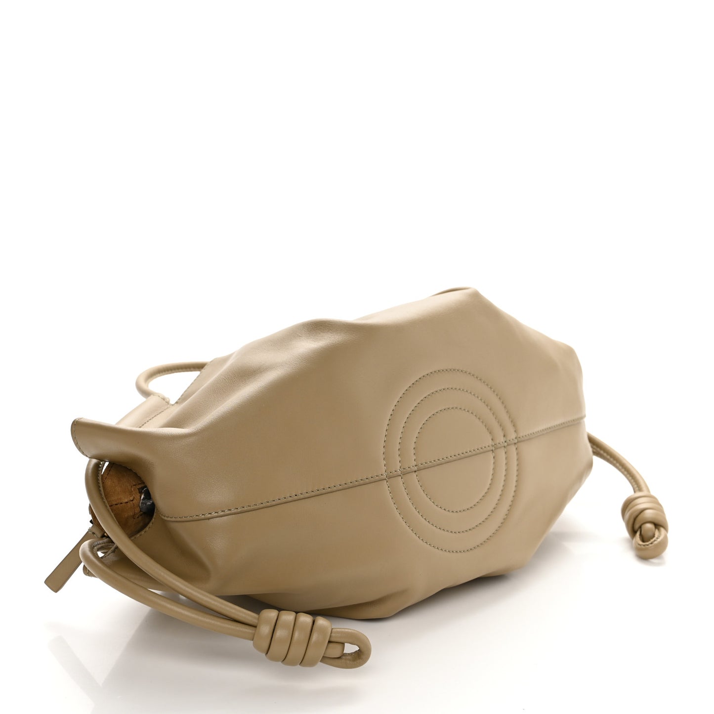 Shiny Nappa Calfskin Small Paseo Bag Clay Green