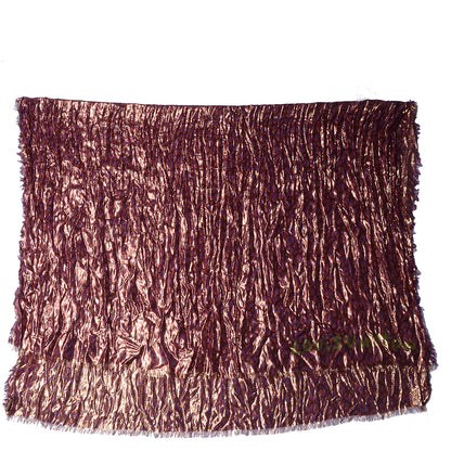 Louis Vuitton Cashmere Silk Leopard Etole Stole Disco Prune 3 of 6