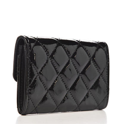 Chanel Patent Quilted Reissue Flap Card Holder So Black 3 of 9