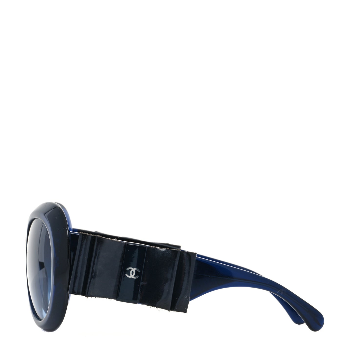 Acetate Patent CC Bow Sunglasses 5282-Q Blue