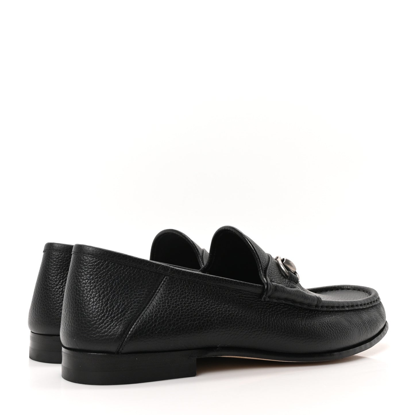 Bryanne Calfskin Mens 1953 Horsebit Loafers 9 Black