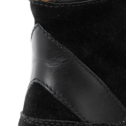 Louis Vuitton Suede Calfskin Monogram Laureate Platform Desert Boots 38 Black 10 of 13