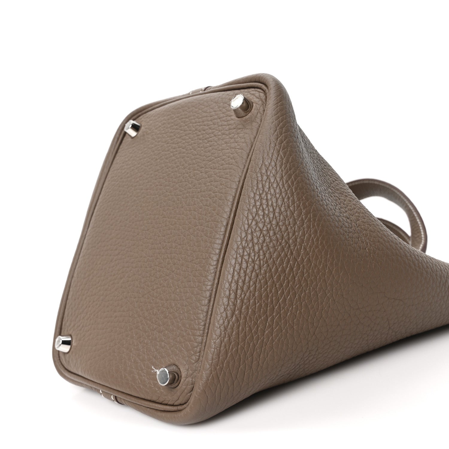 Hermes Taurillon Clemence Picotin Lock 18 PM Etoupe 9 of 9