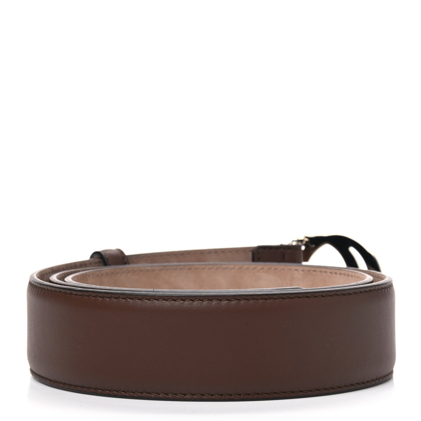 Calfskin Interlocking G 37mm Belt 95 38 Nut Brown