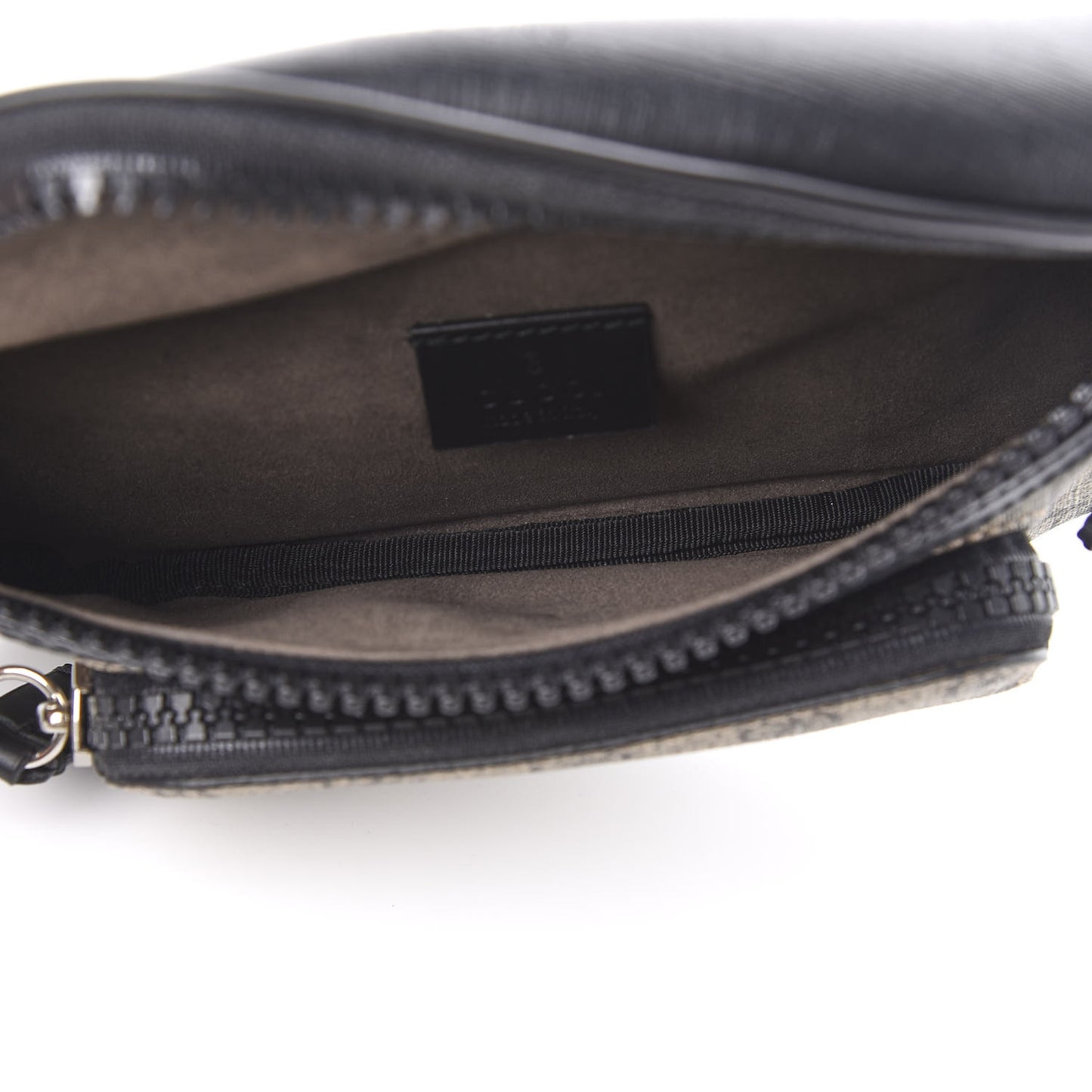 GG Supreme Monogram Belt Bag Black