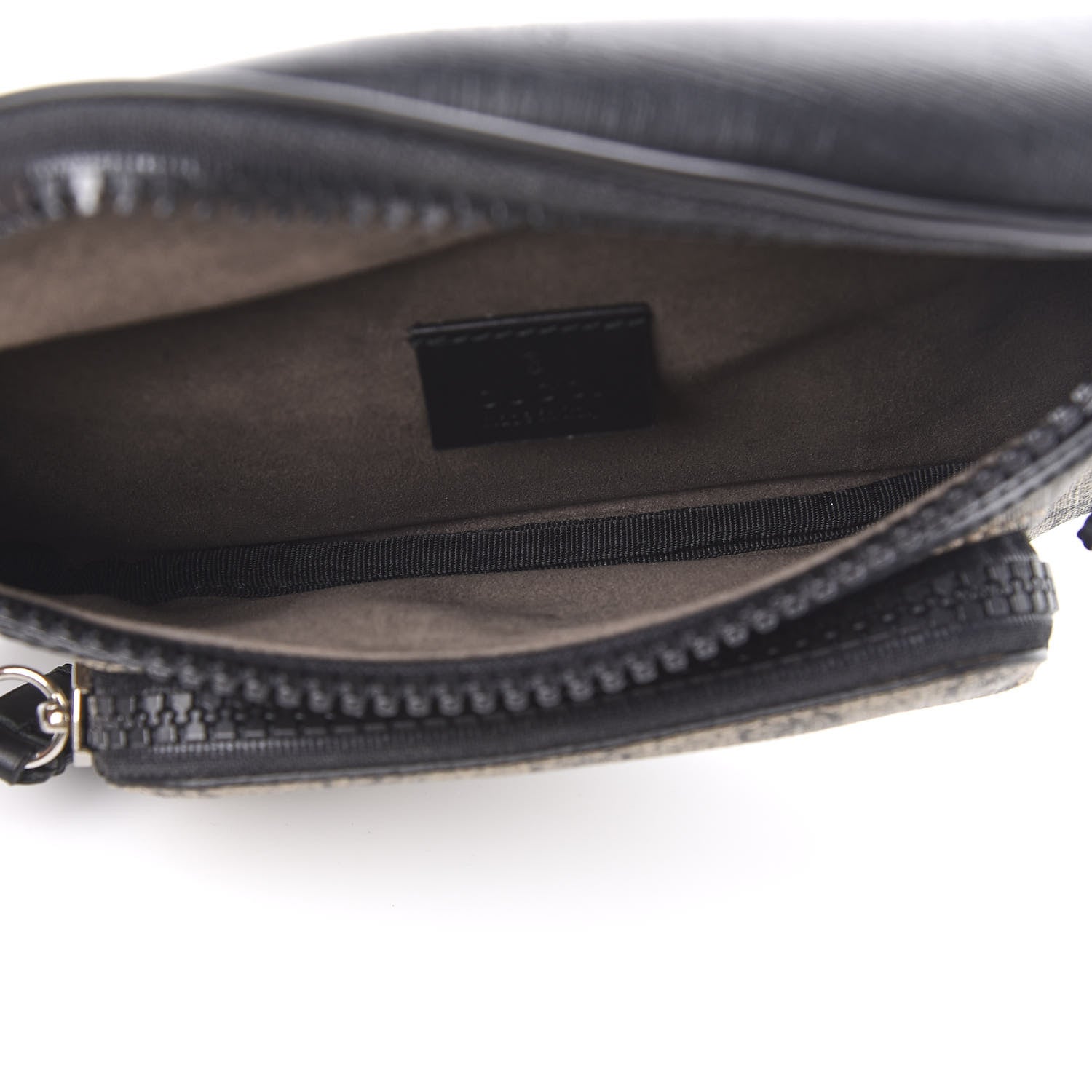 Gucci GG Supreme Monogram Belt Bag Black 5 of 10