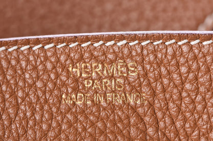 Hermes Taurillon Clemence Birkin 35 Gold 18 of 34