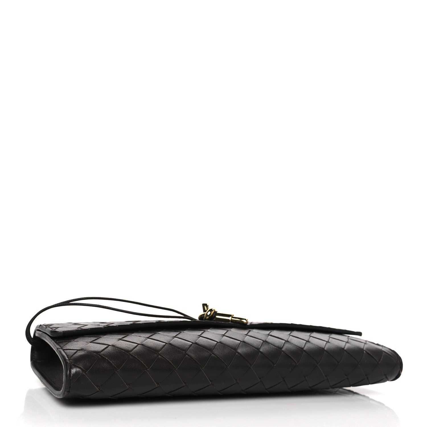 Bottega Veneta Nappa Intrecciato Long Andiamo Top Handle Clutch Fondant 4 of 8