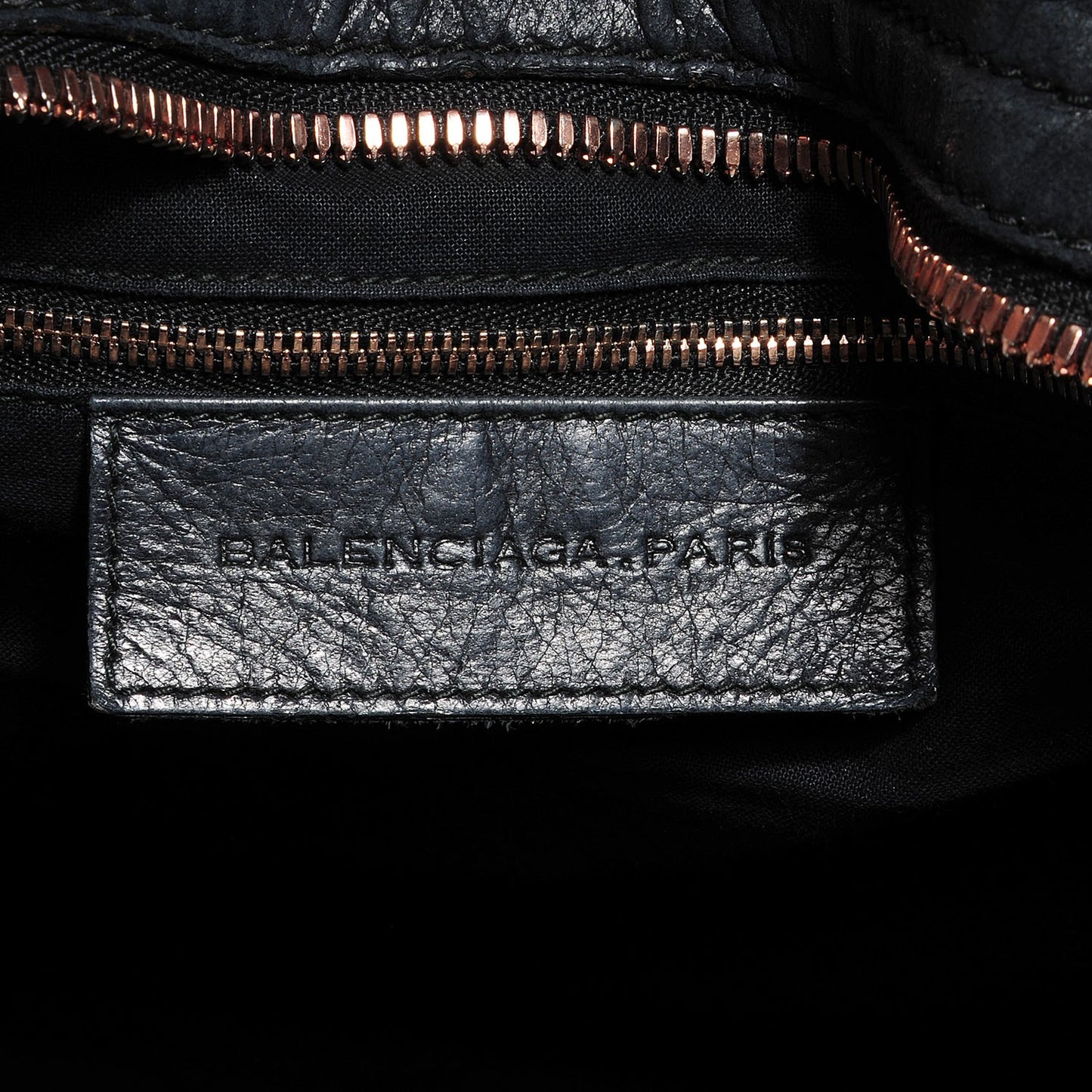 Agneau Giant 21 Rose Gold Hardware City Black