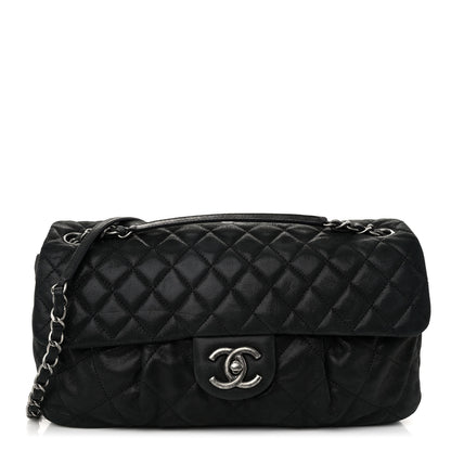 Chanel Iridescent Calfskin Large Chic Quilt Flap Black 1 of 11