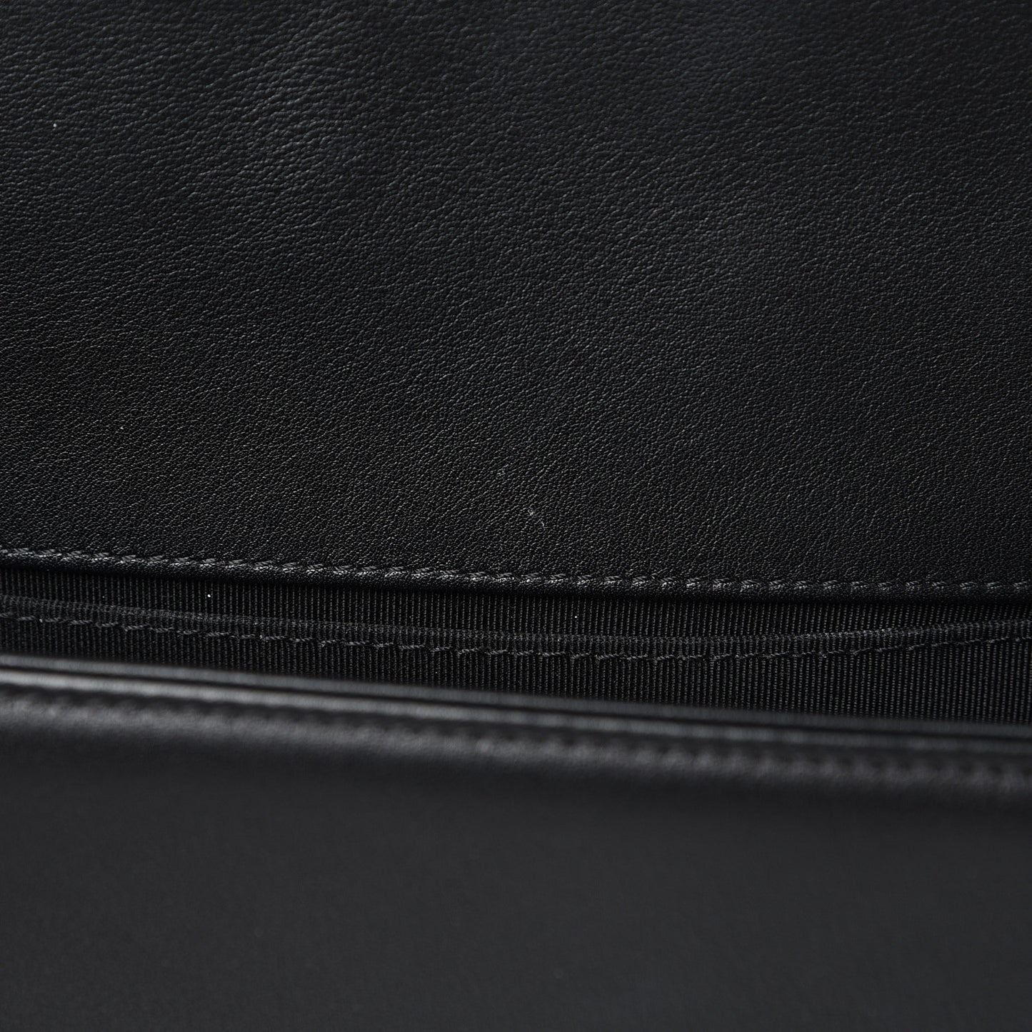 Lambskin Quilted Medium Boy Flap Black