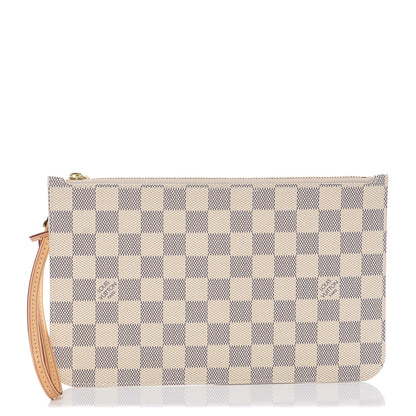 Louis Vuitton Damier Azur Neverfull MM GM Pochette 1 of 6