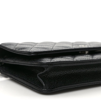 Chanel Caviar Quilted Wallet on Chain WOC Black 8 of 10